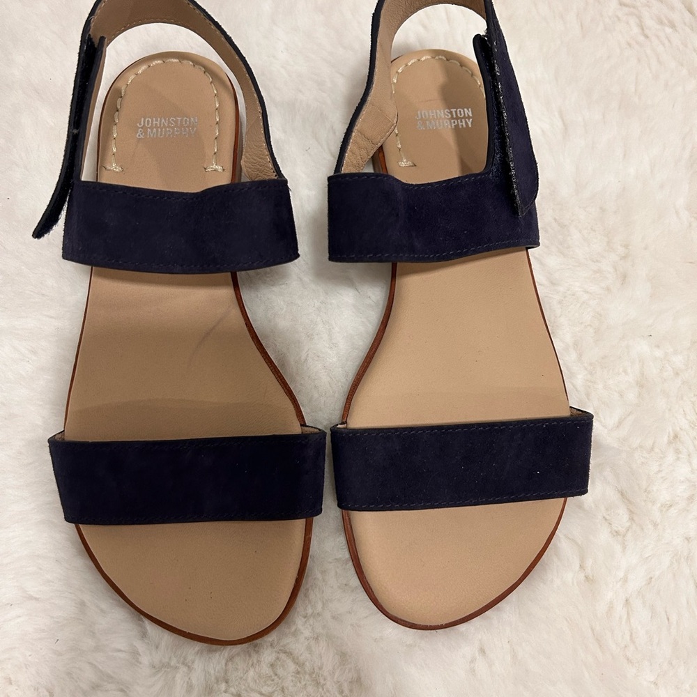 Johnston & Murphy Women's Dark Blue Sandals